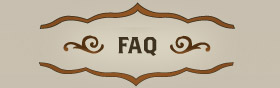 Content header that says FAQ